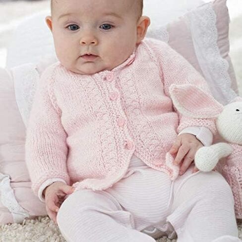 خيوط Patons Beehive Baby Sport باللون الأخضر الرقيق - 6 عبوات من 3.5 أونصة/100 جم - ألياف ممزوجة - 3 DK - 359 ياردة - الحياكة والكروشيه والحرف اليدوية in Kuwait