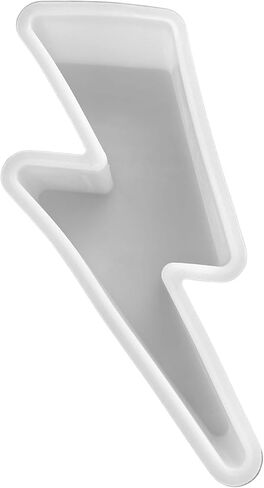 Lightning Bolt Silicone Freshie Mold | Size 2.5" Wide x 6.5" Long x 1.33" Deep | Lightning Bolt Freshie Mold | for Freshie, Soap, Resin, Candles in Saudi Arabia