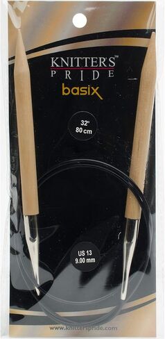 Knitter's Pride 516986-Basix Fixed Circular Needles 32", Size 13/9mm in Saudi Arabia