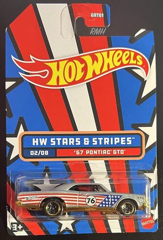 Hot Wheels 2022 HW Stars and Stripes Complete Set of 8 Diecast Vehicles from GRT01-956C Release in Saudi Arabia