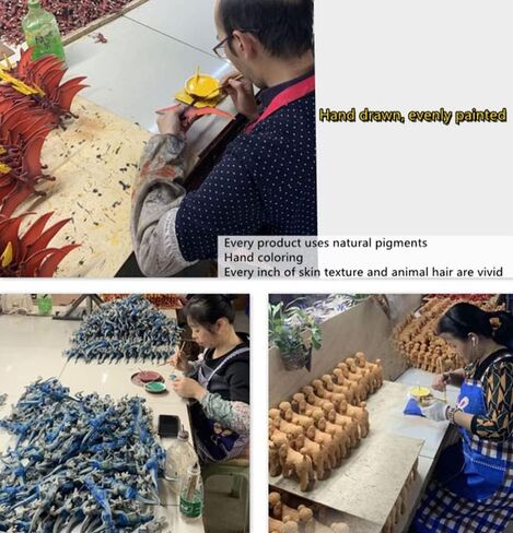 NatureMan North American Animals Set 12PCS Mini Wild Animals Figurines Set cludes Moose Raccoon Cougar, Wolf, Beaver for Children Educational Toy Cake Toppers in Saudi Arabia