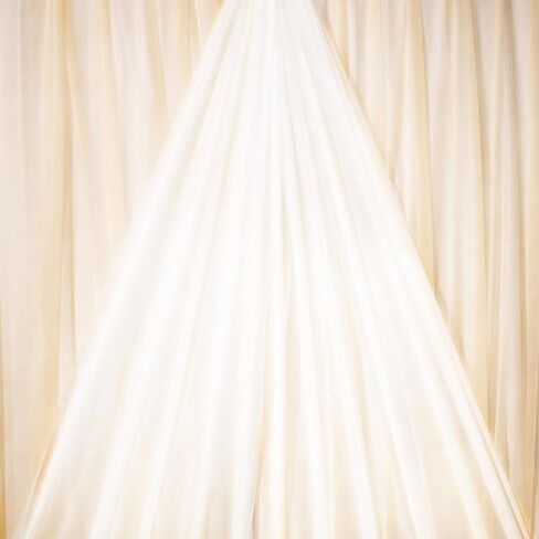 Anderson's White Flame Retardant Gossamer, 59 Inches x 100 Yards, Sheer Fabric for Wedding Decorations, Baby Shower, Gender Reveal, Prom, Homecoming, Event Photo Backdrops, Drapes in Saudi Arabia