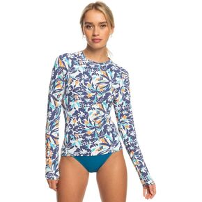 Roxy Women's Standard Sea Skippin UPF 50 Long Sleeve Rashguard