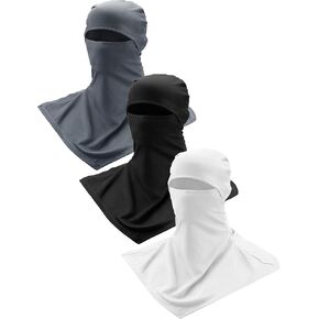 3 Piece Balaclava Face Cover Sun Protection Neck Cover