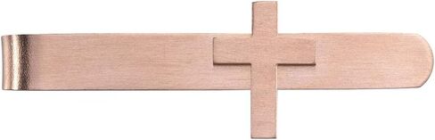 2 Inch Cross Tie Clips for Men, Tie Bar for Men's Skinny Necktie, Mens Accessories on Wedding Day or Going to Church. in Saudi Arabia