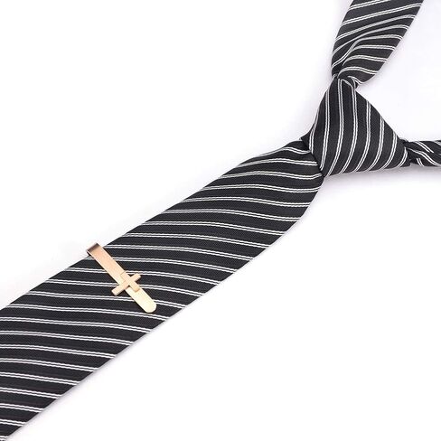 2 Inch Cross Tie Clips for Men, Tie Bar for Men's Skinny Necktie, Mens Accessories on Wedding Day or Going to Church. in Saudi Arabia
