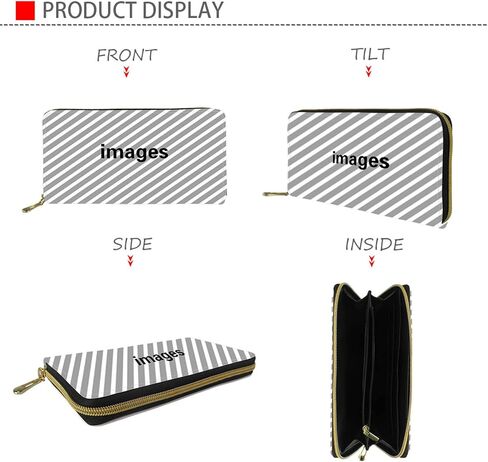 Wanyint Navajo Wallet Women RFID Blocking Purse Cell Phone Pouch Native American Handbag Outdoor Travel Zip Around Long PurseBoho Southwestern Aztec Tribal Stripe Ethnic Geometric Green Red Gift Box in Kuwait