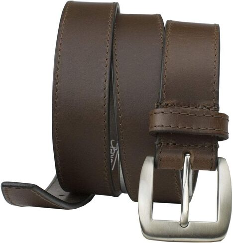 Casual Belt - Genuine Leather Belt with Certified Nickel Free Buckle in Kuwait