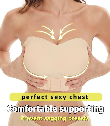 حمالات صدر بدون حمالات للنساء حمالة صدر بإبزيم أمامي خالية من الأسلاك ومضادة للانزلاق وغير مرئية وأشرطة قابلة للانفصال in Kuwait