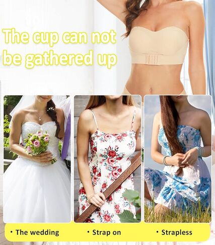 حمالات صدر بدون حمالات للنساء حمالة صدر بإبزيم أمامي خالية من الأسلاك ومضادة للانزلاق وغير مرئية وأشرطة قابلة للانفصال in Kuwait