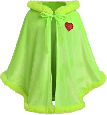 IMEKIS Christmas Family Matching Outfits for Women Baby Girl Plaid Dress with Cloak Cape Halloween Cosplay Santa Outfit in Saudi Arabia