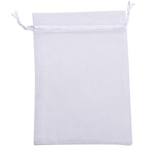KUPOO Pack of 50PCS 8x12 Inch Organza Drawstring Gift Bag Pouch Wrap for Party/Game/Wedding (Gold)