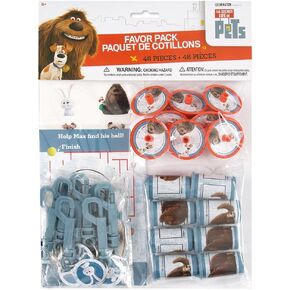 Secret Life of Pets Party Favors - Assorted, 48 Pcs