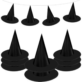 8 قطع من قبعات الساحرة للهالوين، قبعة الساحرة المعلقة، اكسسوارات تنكرية لحفلات الهالوين الداخلية والحفلات التنكرية in Kuwait