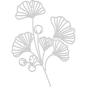 SUPERDANT Tree of Life Rhinestone Iron on Hotfix Transfer Green Leaves Crystal Rhinestone Heat Transfer Decal for Clothing T-Shirt Vest Shoes Hat Jacket Decor Clothing DIY Accessories