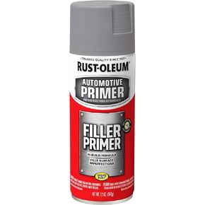 Rust-Oleum 249279-2PK Automotive Filler Primer Spray, 11 oz, Gray, 2 Pack in Kuwait