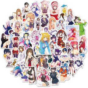 200pcs Anime Sexy Girl Stickers for Adults, Waterproof Hot Girl Stickers Decals for Water Bottle Laptop Skateboard in Kuwait