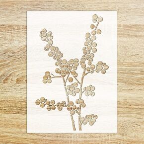 استنسل (6 "× 8") زهور برية مذهلة FLONZ قالب استنسل مزخرف لطلاء الجدران سكرابوكينغ وتزيين الكعكة in Kuwait