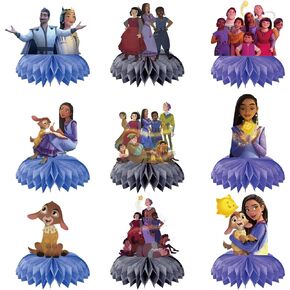 9Pcs Wish Party Centerpiece Table Decoration Birthday Table Topper Room Decor Party Supplies Favor in Kuwait