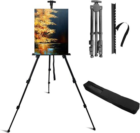 RRFTOK Art Easel Stand, 17-66 in Adjustable Metal Tripod with Bag in Saudi Arabia