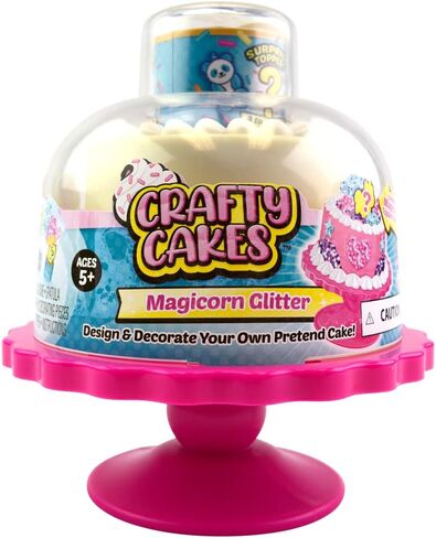 PlayMonster Crafty Cakes — Magicorn Glitter Craft Kit — Design & Create Your Own Pretend Cake — Scented Crafty Cream with Surprise Toppers — Ages 5+ in Kuwait