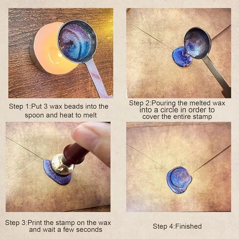 ورق ومظروف عتيق، مجموعة ورق قرطاسية للكتابة القديمة، تتضمن 24 ورقة عتيقة، و12 ظرفًا مع قلادة، و60 خرزة شمع مانعة للتسرب، وملعقة شمع، وختم ختم الشمع لكتابة الحروف in Kuwait