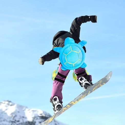 3 قطع من وسادات مؤخرة السلحفاة للتزلج على الجليد، مجموعة معدات حماية للتزلج على الجليد، واقيات الورك ثلاثية الأبعاد لطيفة للتزلج على الجليد، وسادة ركبة سلحفاة مبطنة للأطفال والكبار، حماية بكرة التزلج in Kuwait