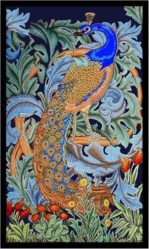 Orenco Originals Peacock by William MorrisCounted Cross Stitch Pattern in Saudi Arabia