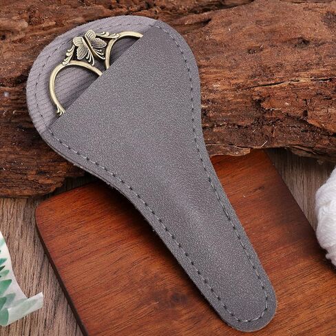 هيتوبتي مقص تطريز كلاسيكي - مقص مدبب حاد ومستقيم 4.7 انش، قصاصة كلاسيكية صغيرة مع غمد للحرف اليدوية والفنون والتطريز والخياطة والديكوباج والغزل والنسيج والخيوط in Kuwait