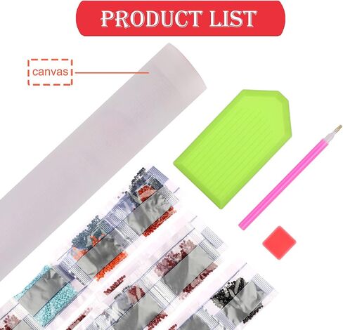MXJSUA DIY 5D Diamond Painting Flamingo by Number Kits for Adults, Flamingo Diamond Painting Kits Round Drill Diamond Art Kits Picture Arts Craft for Home Wall Art Decor 12x16 inch in Saudi Arabia