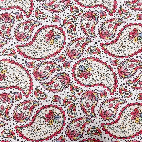 مجموعة من 6 قطع من قماش بيزلي بنمط رترو بنمط بوهيمي عتيق لتزيين المنزل والخياطة والحرف اليدوية، 18 × 22 انش، 6 قطع اس زد ار يو اي زد اف زد in Kuwait