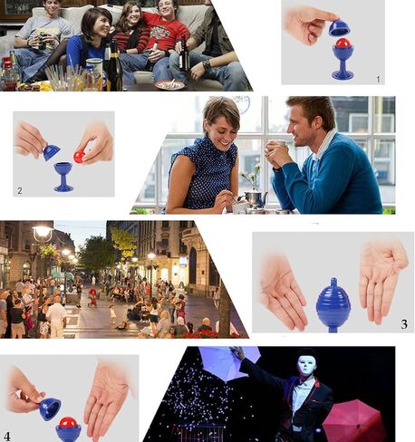 ألعاب Sumrica Magic 9 قطع كلاسيكية للكرة والمزهرية للأطفال (صغيرة) 2.68 × 1.26 بوصة in Kuwait