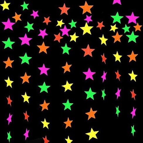 238 قطعة من لوازم الحفلات المتوهجة من Let's Glow Neon مجموعة أدوات مائدة بالون نيون يتوهج في الظلام لافتة عيد ميلاد متوهجة للحفلات مفرش طاولة من النيون لتزيين الحفلات باللون الأسود يخدم 20 قطعة in Kuwait