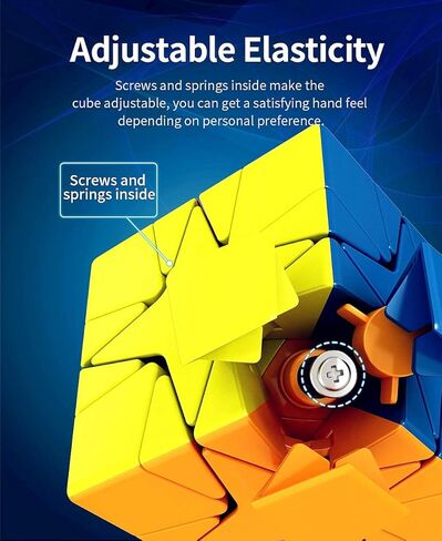 LiangCuber MoYu Meilong Polaris Speed Cube MoYu MeiLong Polaris Cube Mofang jiaoshi Magic Cube Puzzle Cube Classroom Stickless 57mm in Kuwait