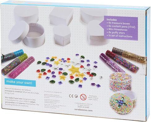 Serabeena تزيين صناديق الكنز اللامعة الخاصة بك - مجموعة مبتكرة للبنات in Kuwait