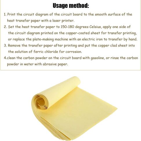 Ximimark 20Pcs A4 Sheet PCB Heat Toner Transfer Paper for PCB Electronic Prototype DIY in Saudi Arabia