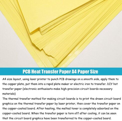 Ximimark 20Pcs A4 Sheet PCB Heat Toner Transfer Paper for PCB Electronic Prototype DIY in Saudi Arabia