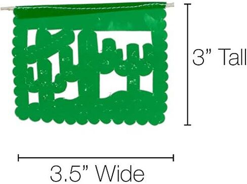 لافتة بيكادو من الورق الممتلئ بالأمنيات I Mini Tissue مطبوع عليها Papel Mexican Papel Picado I Toda Ocasion I متعددة الألوان 121.92 سم طويلة 10 لوحات صغيرة مثالية للمبزيح والحرف اليدوية وما إلى ذلك in Saudi Arabia