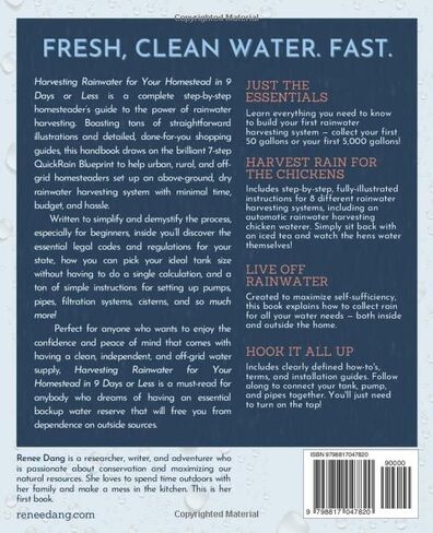 Harvesting Rainwater for Your Homestead in 9 Days or Less: 7 Steps to Unlocking Your Family's Clean, Independent, and Off-Grid Water Source with the QuickRain Blueprint in Saudi Arabia