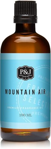 P&J Fragrance Oil | Mountain Air Oil 100ml - Candle Scents for Candle Making, Freshie Scents, Soap Making Supplies, Diffuser Oil Scents in Saudi Arabia
