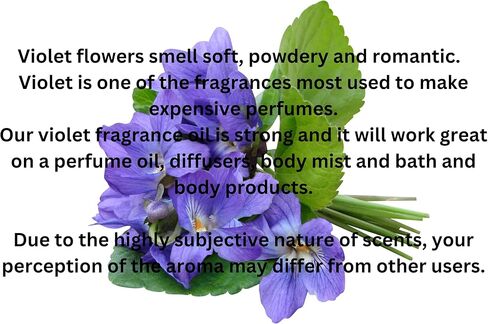 زيت عطري بنفسجي، رائحة لصنع الصابون وصنع الشموع، يستخدم مع موزعات، زجاجة كهرمانية بسعة 2 اونصة مع قطارة اوروبية لسهولة التوزيع، زيت عطري. in Kuwait