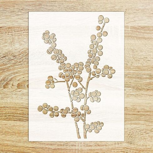 Stencil (6"x8") Amazing Flowers Wildflowers FLONZ Decorative Stencil Template for Wall Painting Scrapbooking and Cake Decoration in Saudi Arabia