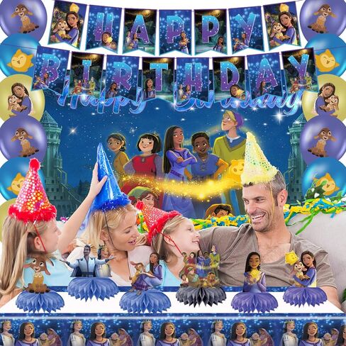 9Pcs Wish Party Centerpiece Table Decoration Birthday Table Topper Room Decor Party Supplies Favor in Kuwait