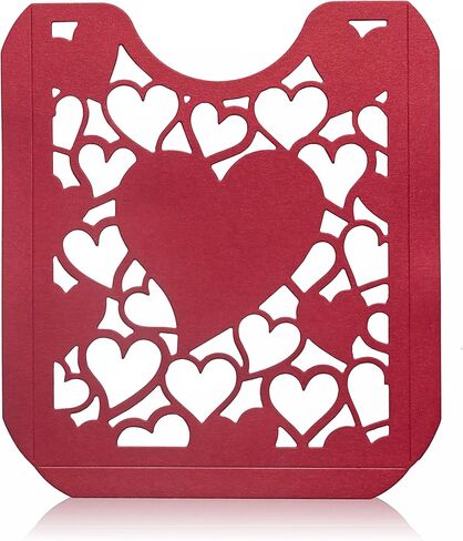 قالب جيب كبير، يموت عيد الأم، عيد الحب رومانسية القلب الجيب يموت قطع، قطع المعادن قطع لصنع البطاقات، سجل القصاصات، صياغة الورق - من Matty's Crafting Joy in Kuwait