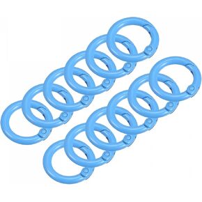 uxcell Round Spring O Rings, Trigger Buckle Snap for Bags, Purses, Keyrings