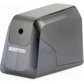 Bostitch Office Battery Pencil Sharpener, 4X Longer Cutter Life, Tip Saver Technology, Black (BPS4-BLK)