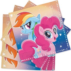 My Little Pony Luncheon Paper Napkins - 6.5" x 6.5", 16 Pcs in Saudi Arabia