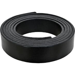 حزام جلدي من GENIQUE بعرض 1/2 بوصة، شرائط جلدية محببة بالكامل للحرف اليدوية، بسمك 3 مم، 60 بوصة in Kuwait