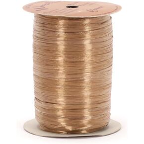 Burton & Burton pearlized wraphia بشريط, Kraft, 7MM