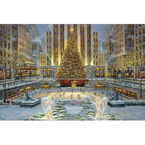 Ingooood-Jigsaw Puzzle 1000 Pieces-Christmas Series-Entertainment Toys for Adult Kids Best Christmas Decorations Indoor (Christmas Atmosphere) in Kuwait
